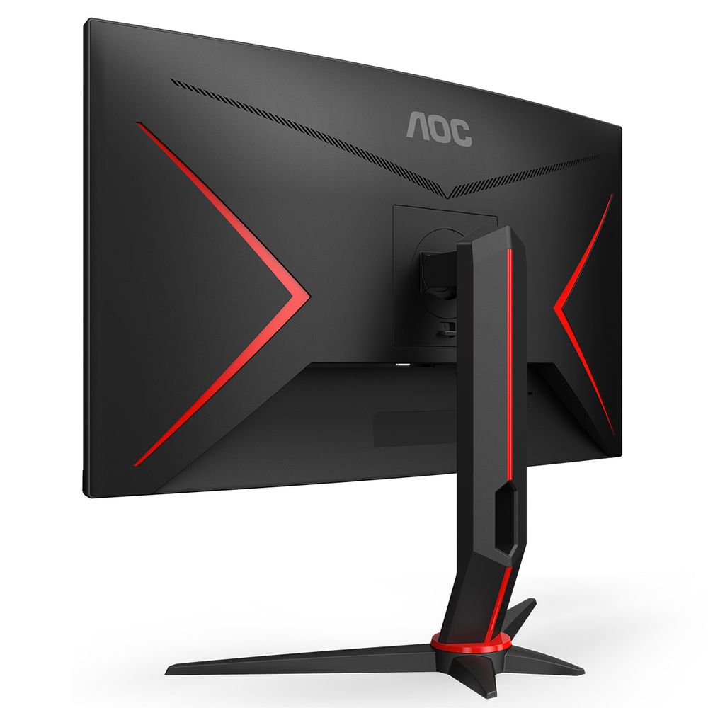 Монитор AOC 27" C27G2ZU Black-Red (VA, 1920x1080, HDMI+HDMI+DP, USB Hub, 0.5 ms, 178°/178°, 300 cd/m, 3000:1, 240Hz, MM, Curved)