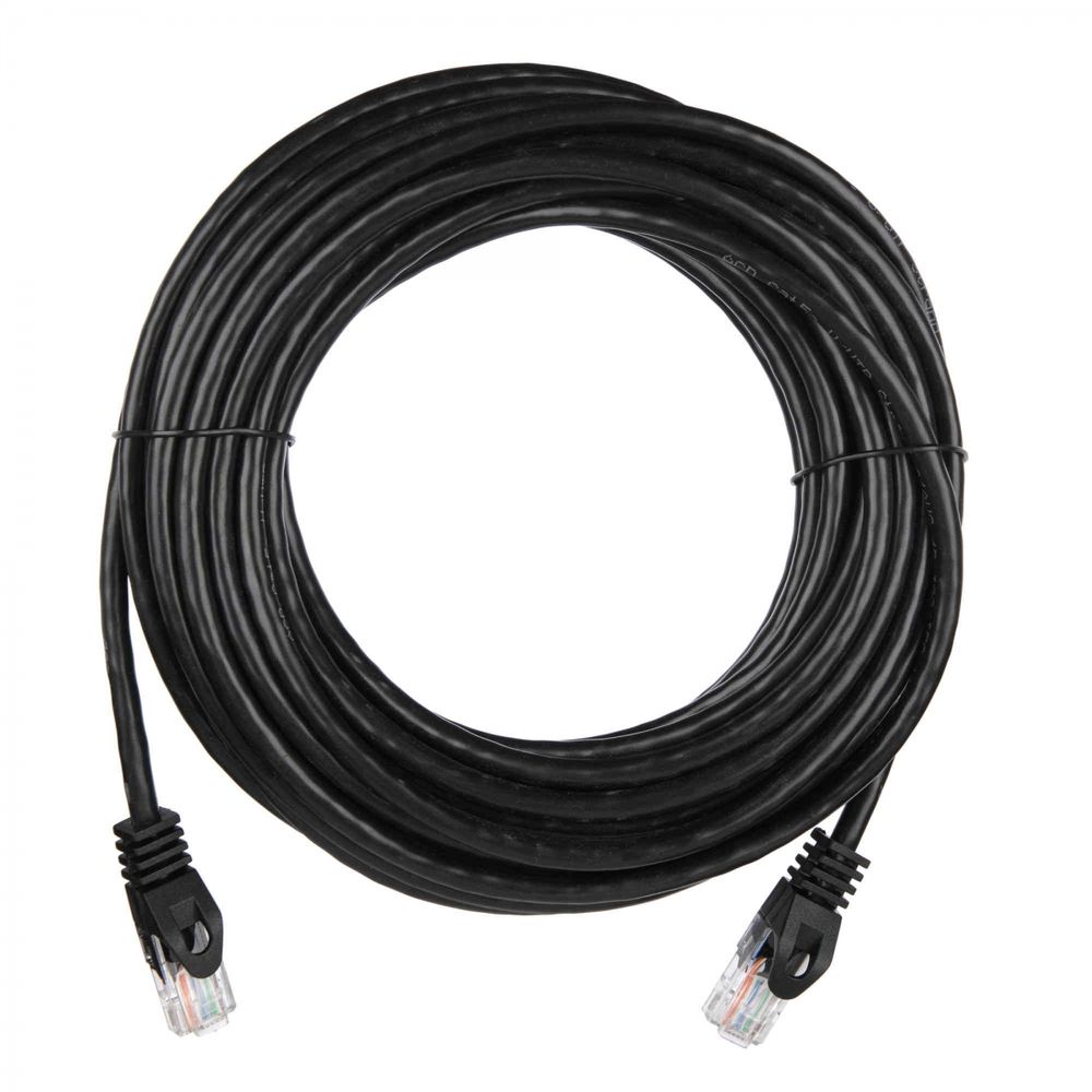 Кабель ACD Патч-корд ACD-LPU5C-10M |ACD-LPU5C-10M| Cat5e UTP 24AWG 4Pair, 7/0.18мм CU Черный, 10м, (741838) 