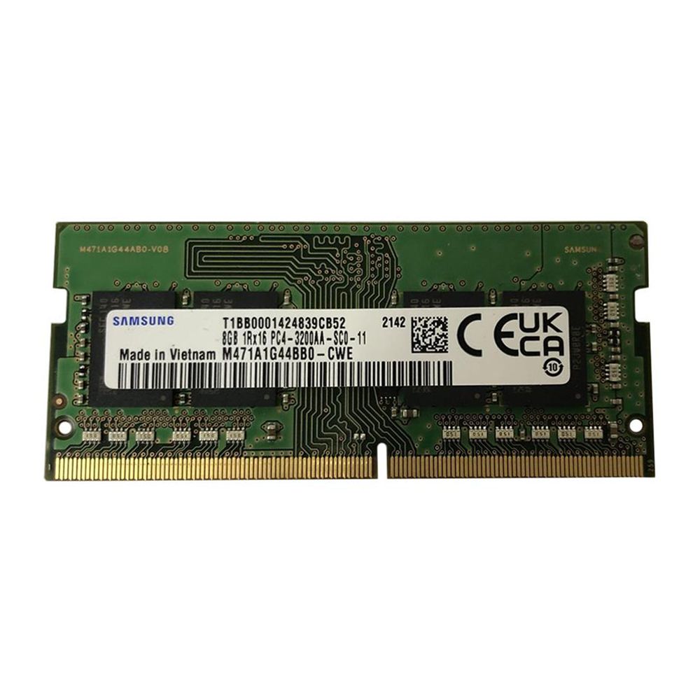Модуль памяти 8GB Samsung DDR4 3200 SO DIMM  Laptop Non-ECC, CL22, 1.2V, 1Rx16, Bulk