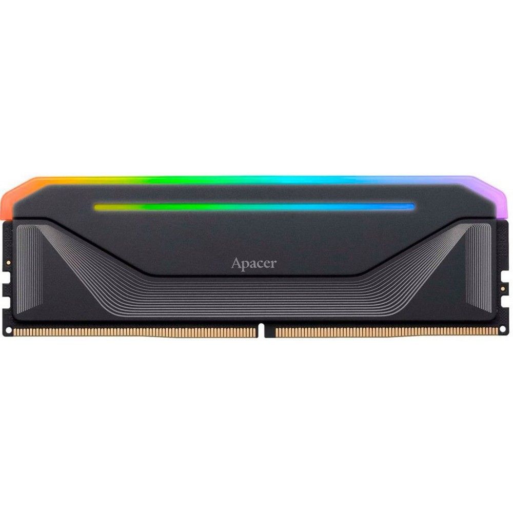 AH5U16G62C532NBAA-1 Apacer  DDR5  16GB  6200MHz DIMM NOX RGB Black Gaming Memory CL40 1.35V (Retail)  2048*8 Heat Sink