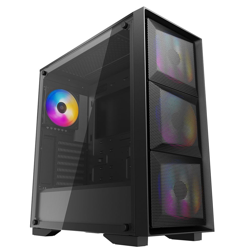 Корпус Deepcool MATREXX 50 MESH 4FS DP-ATX-MATREXX50-MESH-4FS (714729) E-ATX, CPU Height 160mm, VGA max 370mm, USB 2.0 x 2, USB 3.0 x 1, Audio x 1, Mic x 1, int. 3.5" x 2 , 2.5" x 2+2, Ext. 5.25" x 0, 3.5" x 0