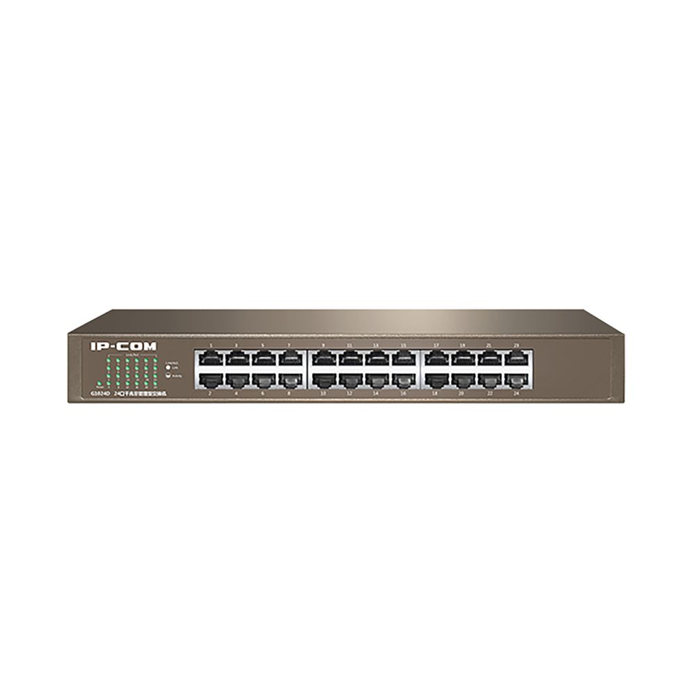 Коммутатор IP-COM G1024D, неуправляемый, 24×1GbE, 1U