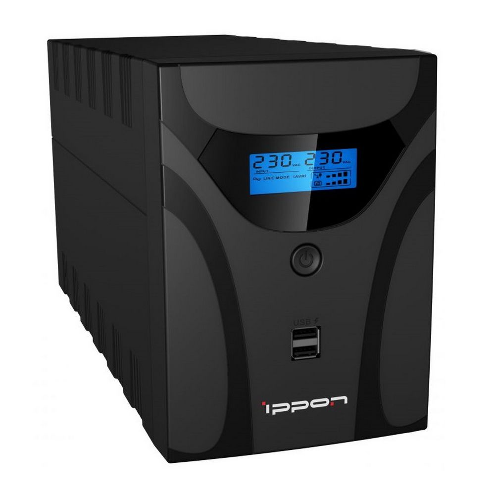 Источник бесперебойного питания IPPON Bad Pack ИБП Ippon Smart Power Pro II Euro 2200 1200W/2000WA (1029746) (804984)