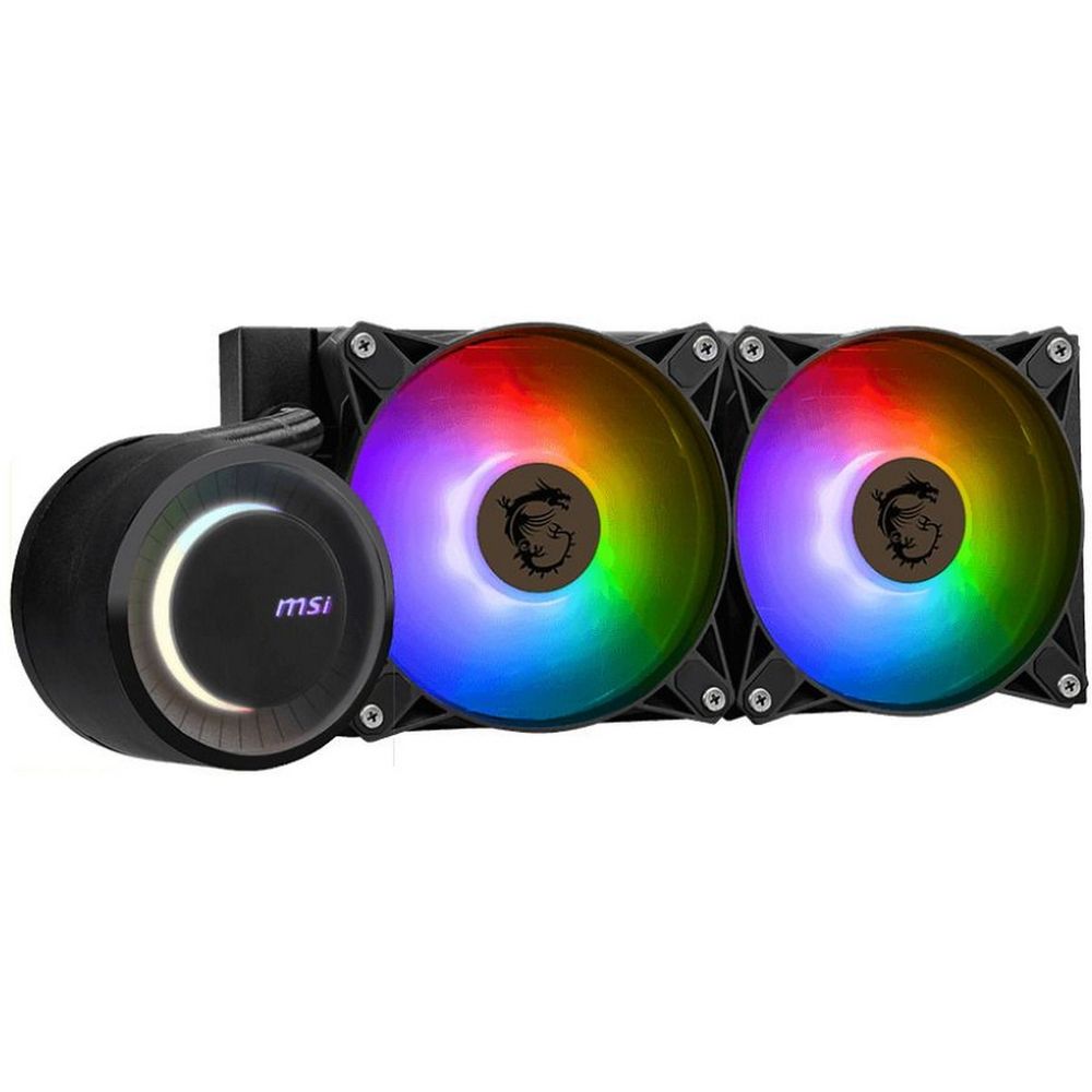 Система жидкостного охлаждения MSI MAG CORELIQUID E240 2x ARGB Fan LGA 1200/1700 AM5/AM4 (306-7ZW5E17-C24)