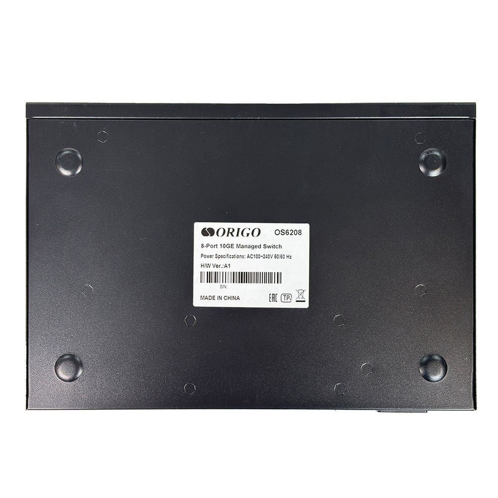 Коммутатор ORIGO OS6208/A1A Управляемый L2 коммутатор, 8x10GBase-T, консольный порт RJ-45, комплект для установки в 19" стойку