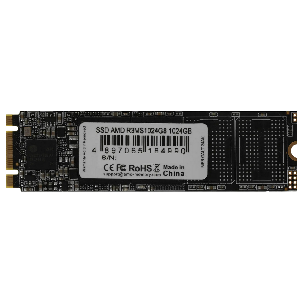 Твердотельный накопитель SSD AMD Radeon M2.2280 1TB R3 Series