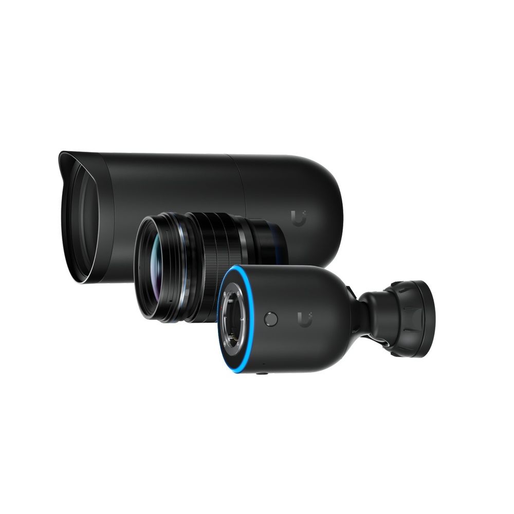Ubiquiti UniFi Video Camera AI DSLR Long-Distance (45 мм, 10 Мп) 4K PoE с объективом M43 дальнего действия IP-видеокамера