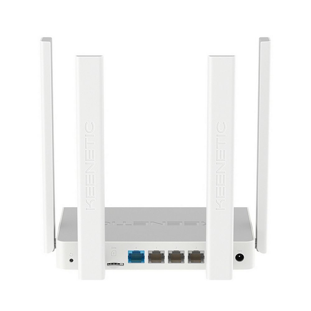 Маршрутизатор Keenetic Explorer 4G (KN-4910) Интернет-центр с модемом 4G, Mesh Wi-Fi 5 AC1200 и 4-портовым Smart-коммутатором