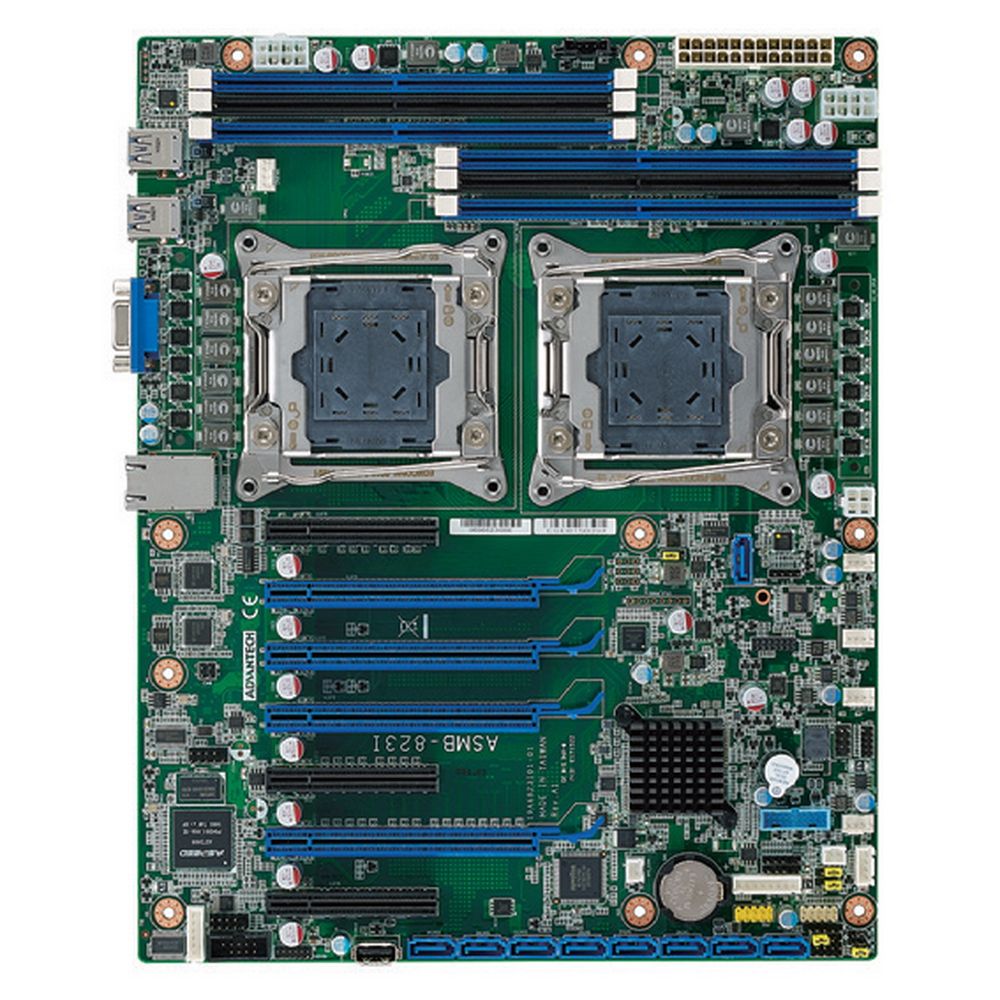 Материнская плата Advantech ASMB-823I-00A1E Advantech Dual LGA 2011-R3 Intel® Xeon® E5-2600 v3/v4 ATX Server Board with 6 DDR4, 4 PCIex16, 6 USB 3.0, SATA3, Dual LAN, IPMI, (требуется установка батарейки CR2032)