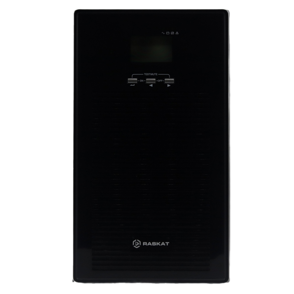 Источник бесперебойного питания (ИБП) Raskat HIL-3000VA+ 3000VA, 2400Вт, 6xIEC320, LCD, USB type-B, 2xRJ-45, 1xRS232, чистая синусоида
