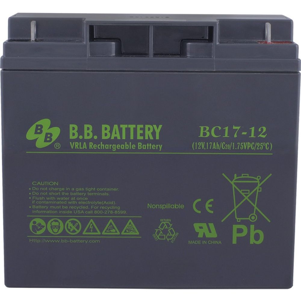 Аккумуляторная батарея B.B.Battery BC 17-12