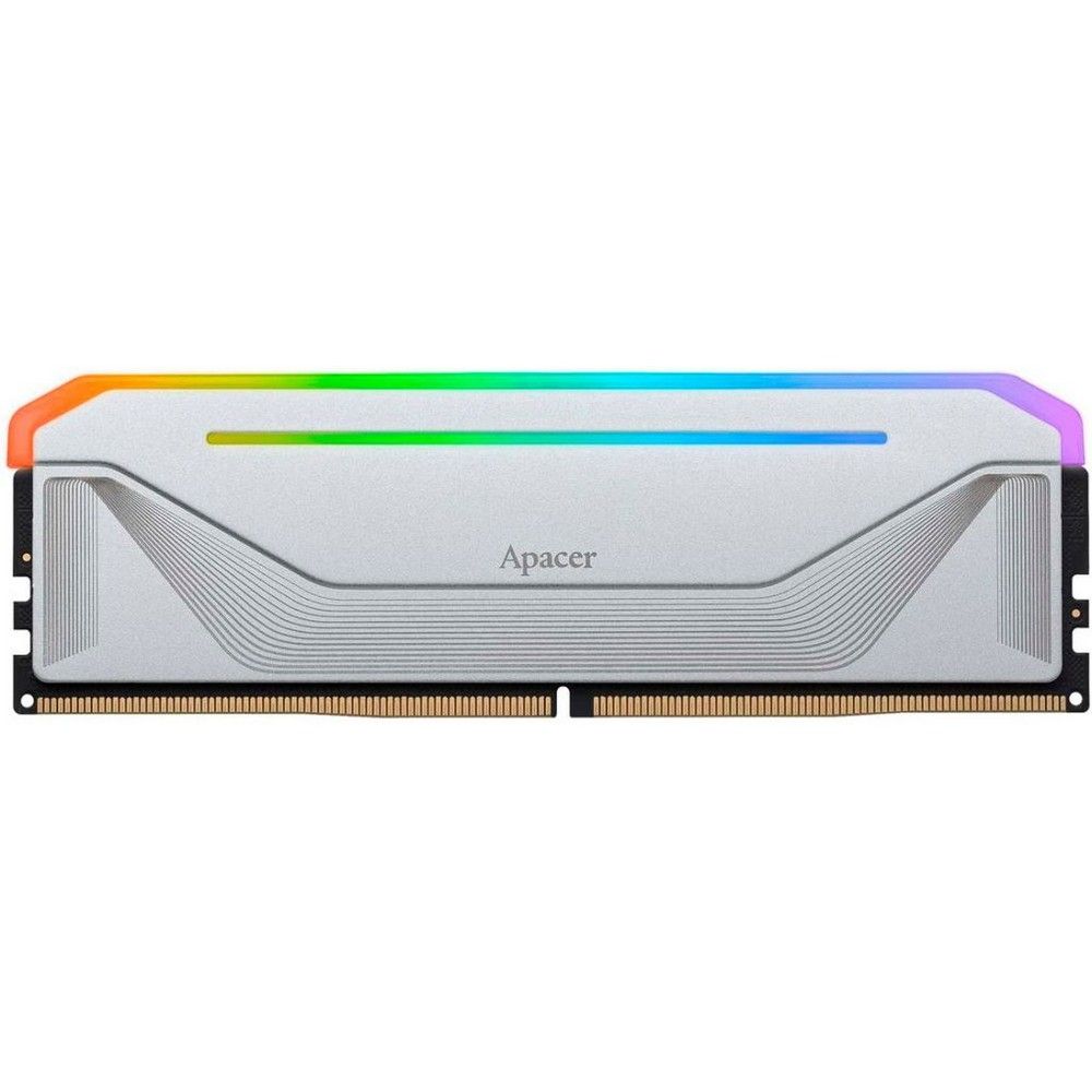 Модуль памяти Apacer DDR5 DIMM 6200-40 2048x8 16GB 1.35V OC NOX RGB Silver w/HS RP