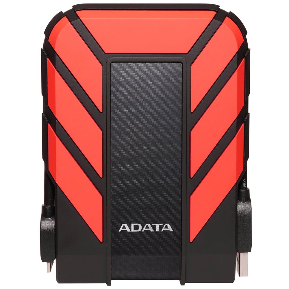 Жесткий диск внешний ADATA HD710 Pro AHD710P-1TU31-CRD 1TB 2.5" USB 3.1, IP68, Shock Sensor, Red, Retail {20}, (460417)