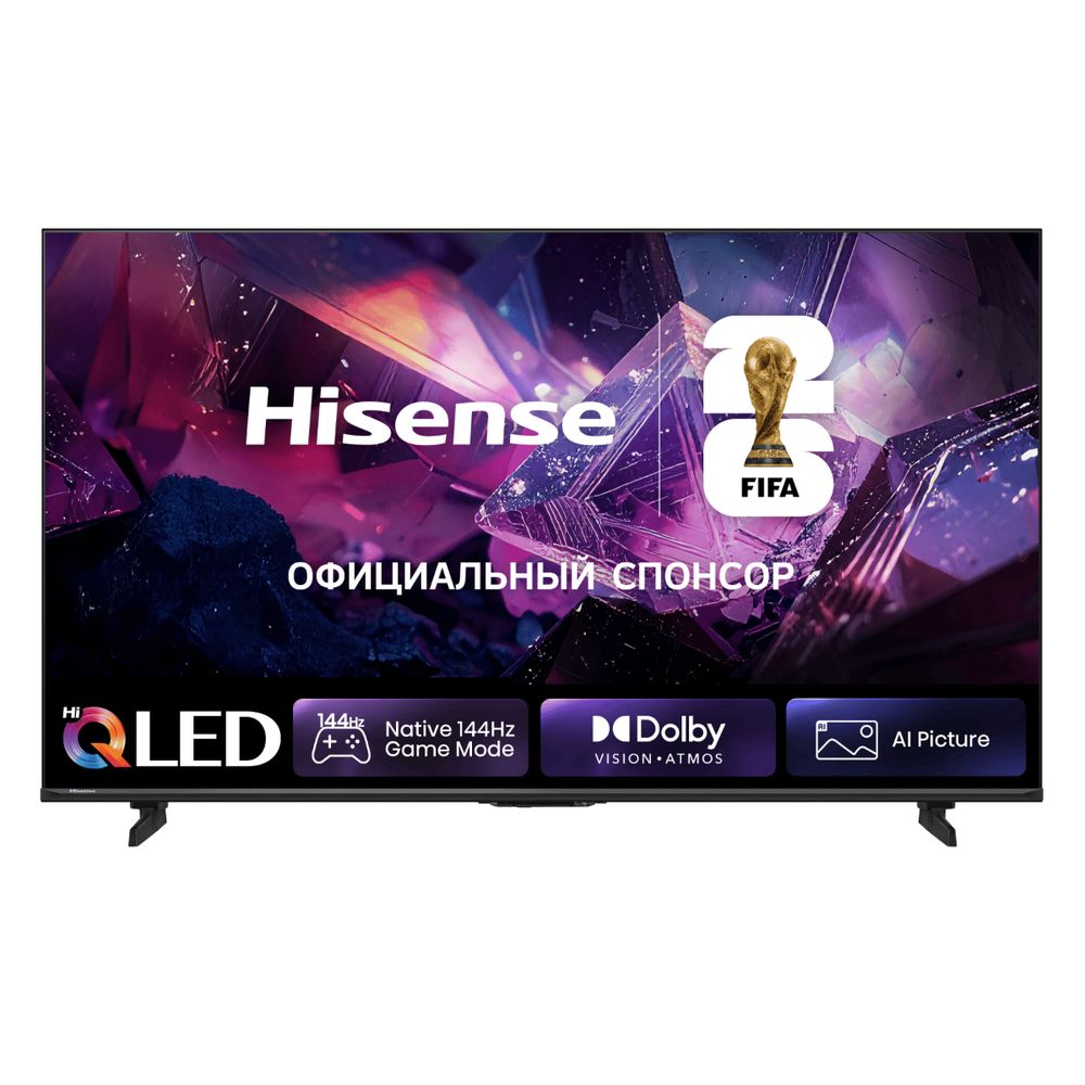 Телевизор Hisense 75E7S PRO, 75", QLED, 4K, 144Hz, Smart TV