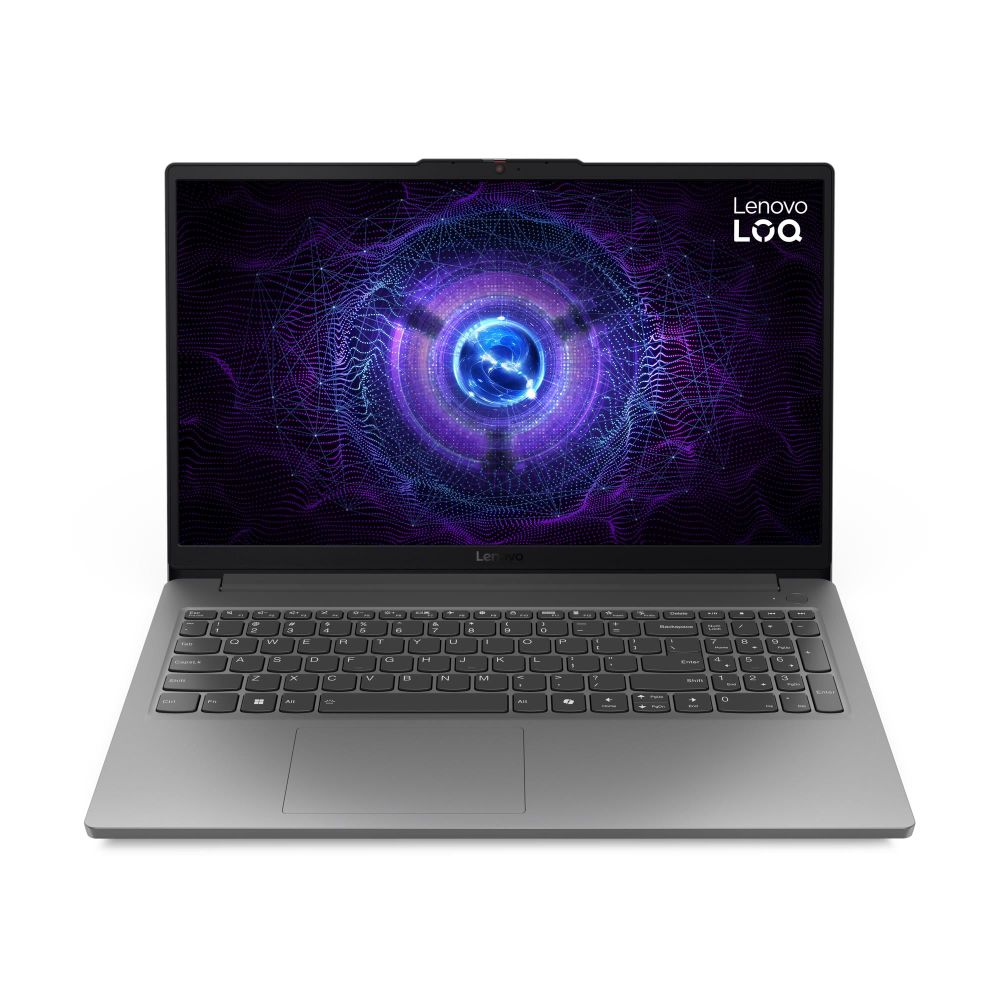 Ноутбук Lenovo LOQ 15IAX9E Intel Core i7-12650HX/16Gb (1*16 D5)/SSD512Gb/RTX4050 6Gb (65W)/15.6"/IPS/FHD/1920x1080/144Hz/NoOS/RJ-45/Luna Grey/1.77kg