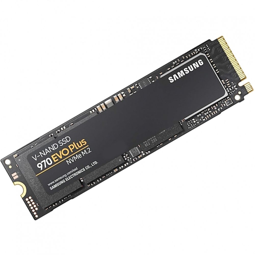 Твердотельный накопитель SSD Samsung 970 EVO Plus M.2 2280 MZ-V7S1T0BW 1TB Client SSD PCIe Gen3x4 with NVMe, 3500/3300, IOPS 600/550K, MTBF 1.5M, 3D NAND TLC, 1024MB, 600TBW, NVMe 1.3, RTL {10} (628086)