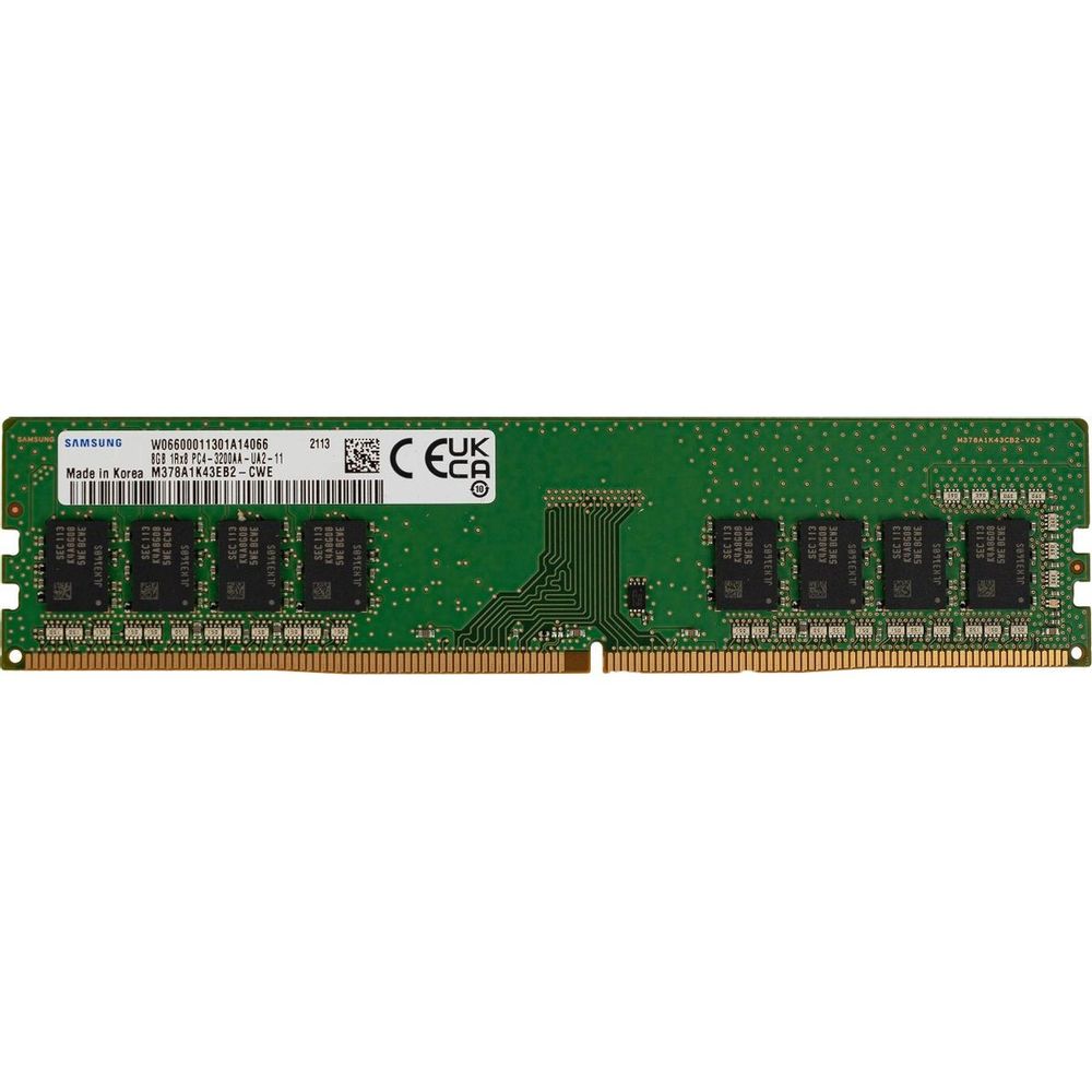Модуль памяти Samsung 8GB DDR4 3200 DIMM Non-ECC, CL22, 1.2V, Bulk