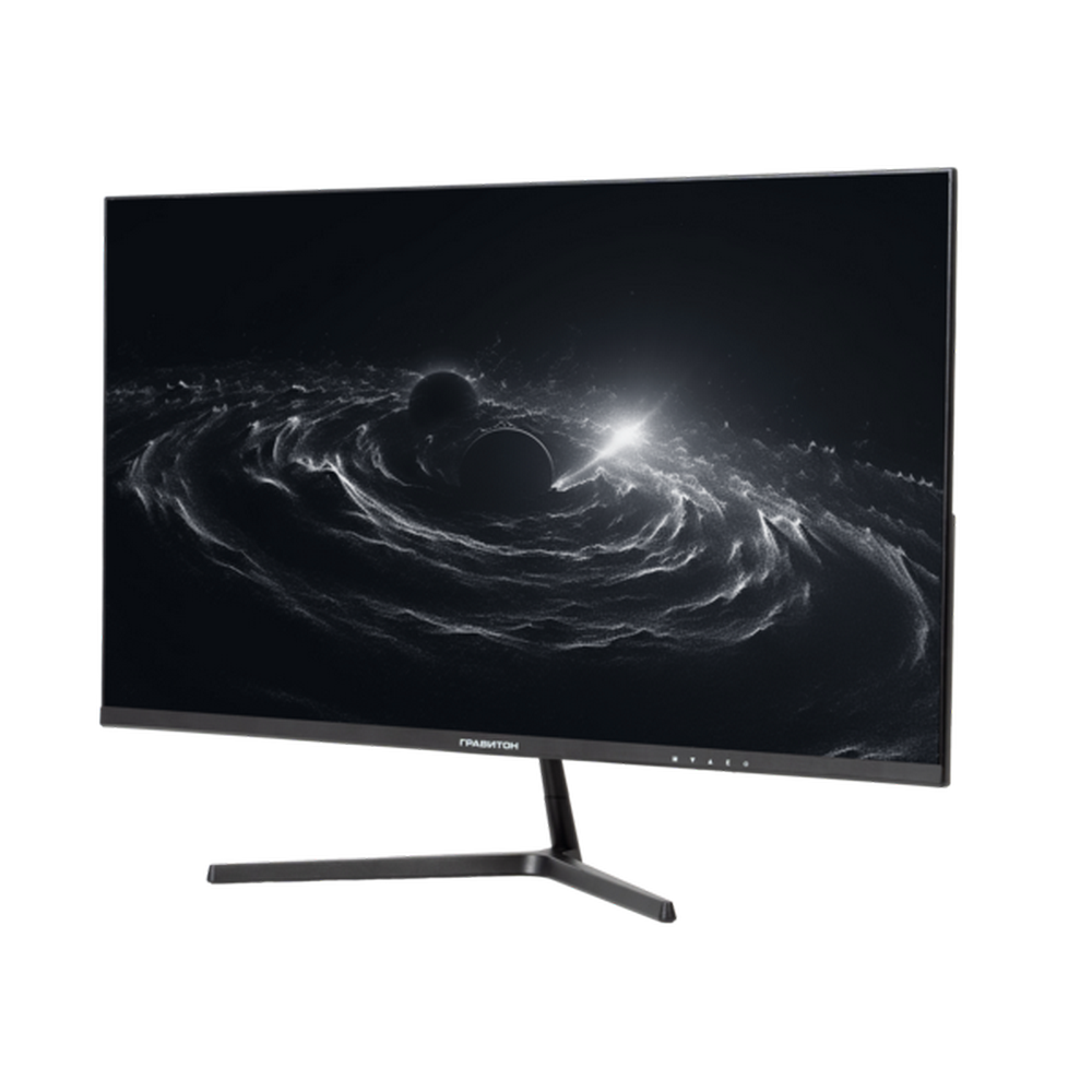 Монитор Гравитон - МН27Б, 27", 16:9, LED, IPS, 5 мс, 300cd/m², 1000:1, 1920x1080 (Full HD), 75 Гц, 2x HDMI, USB-hub, HAS, speakers, цвет чёрный, ЕЦРТ.467846.001-04(3YBAS)