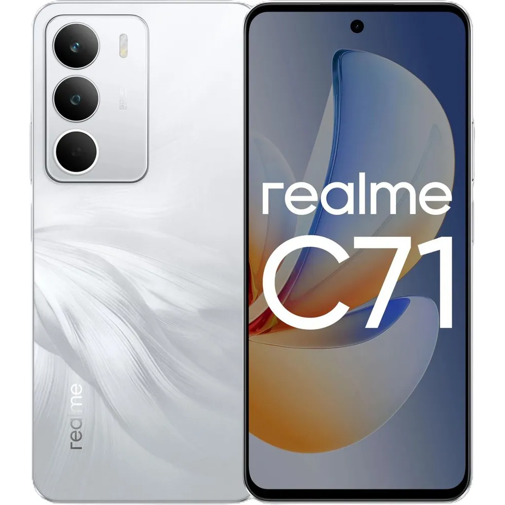 Смартфон Realme C71 8+128 RMX5303 8+128 белый