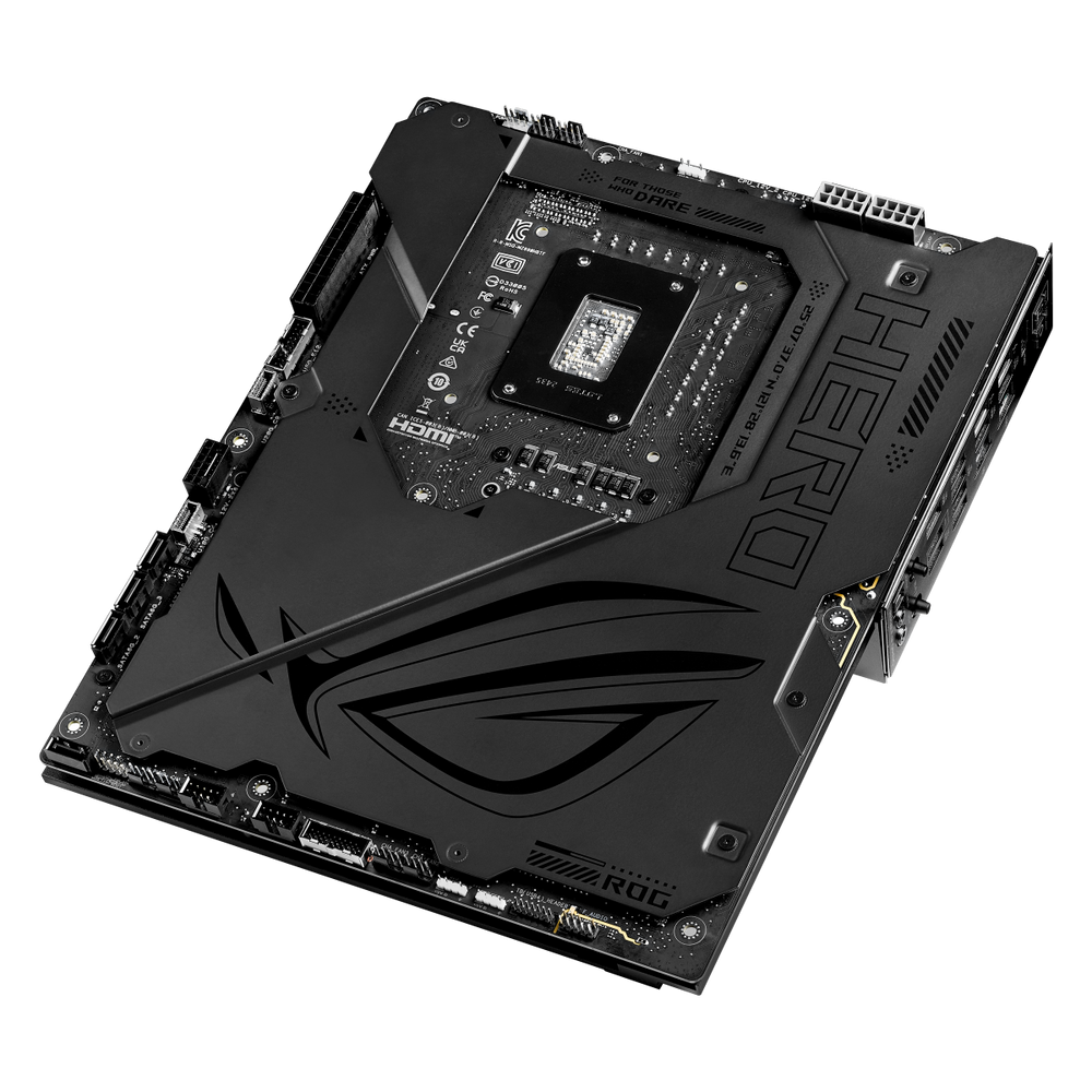 Материнская плата ASUS ROG MAXIMUS Z890 HERO BTF LGA1851 ATX 4хDDR5 PCIEx16 PCIEx4 PCIEx1 6xM.2 2xThunderbolt USB-C HDMI 2.5GLAN 5GLAN Wi-Fi 7