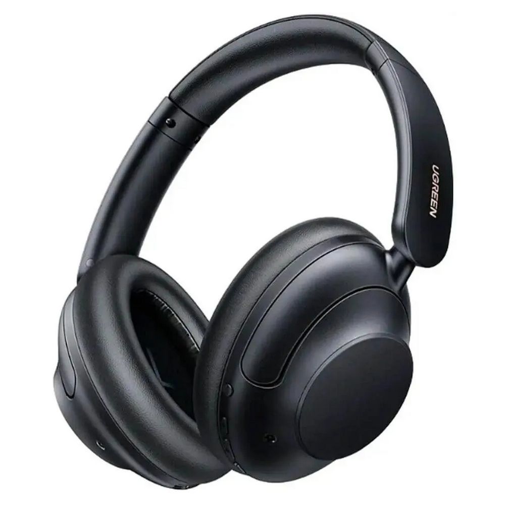 Наушники накладные беспроводные UGREEN HP202 (25255) HiTune Max 5 Hybrid Active Noise-Cancelling Headphones. Цвет: черный