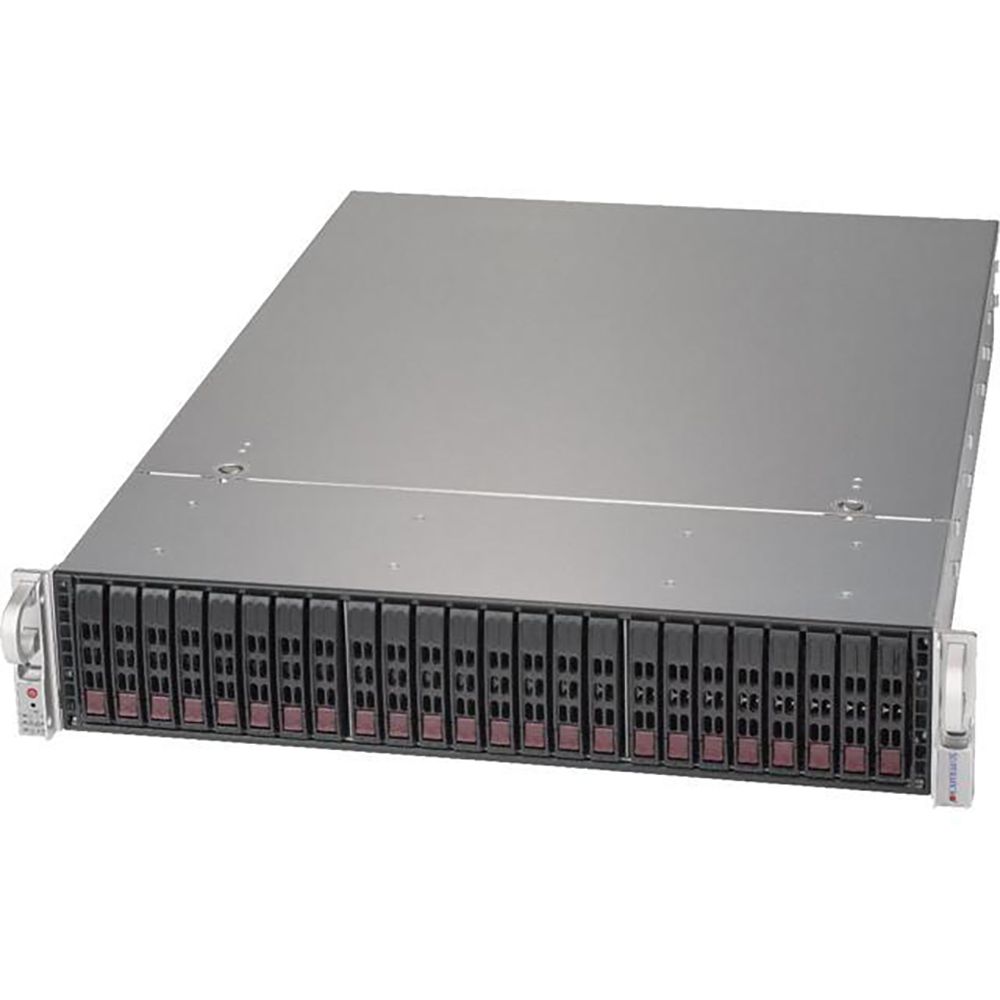 Корпус SuperMicro  CSE-216BA-R1K28LPB Black 2U SC216B LP Chassis W/ Redundant 1280W