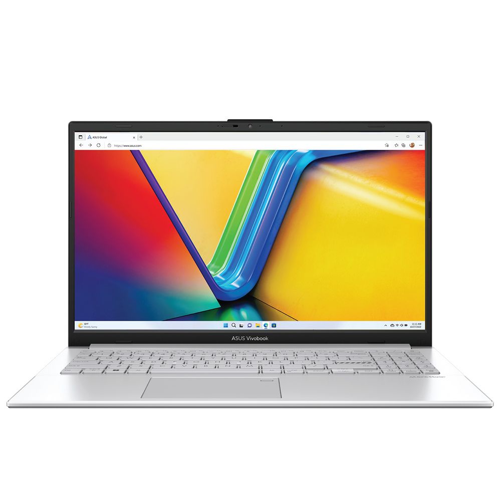 Ноутбук Asus Vivobook Go 15 E1504FA-BQ5036 - 15.6", 1920x1080 (Full HD), 250-nit, AMD Ryzen 5 40 2800MHz, LPDDR5 8 ГБ 512 ГБ, AMD Radeon 610M, Bluetooth, Wi-Fi, 3cell, серебристый, ОС не установлена, 90NB0ZR1-M07490