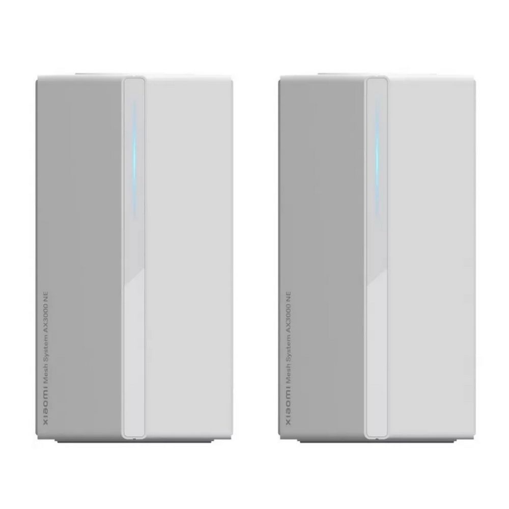 Беспроводной маршрутизатор Xiaomi AX3000, Wi-Fi 6, AX3000, 2.4/5ГГц, 1 LAN, белый, 2 шт. в комплекте DVB4464GL