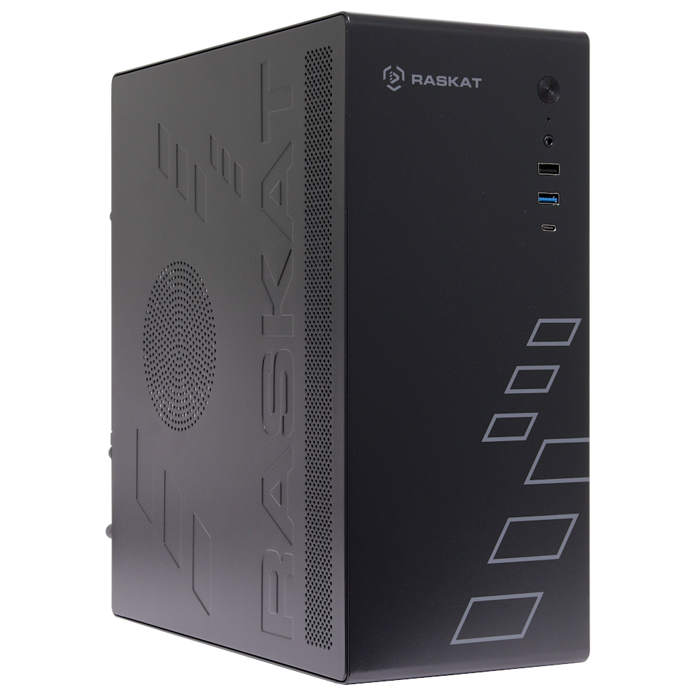 Компьютер Raskat START 100 (Intel Celeron G5905, RAM 8Gb, SSD 256Gb, kb+ms, noOS, черный)