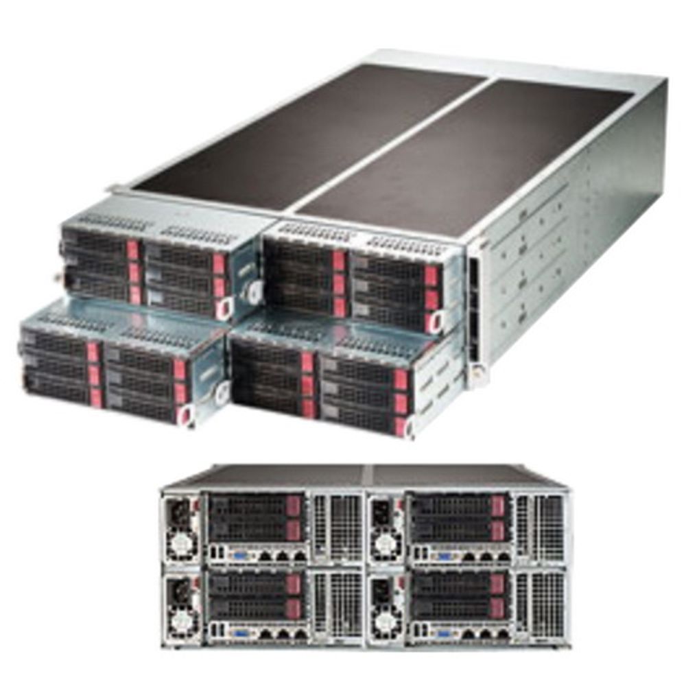 Платформа системного блока SuperMicro SYS-F628R3-RTB+, X10DRFR  F424AS-R1K28BP  Rear HDDs