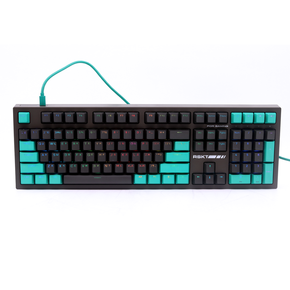 Raskat KM002 Клавиатура механическая проводная USB RGB серый