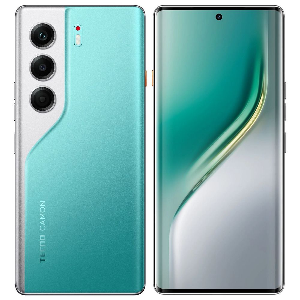 CM7 256+12 EMERALD LAKE GREEN Tecno Camon 40 Pro 5G 256Gb 12Gb зеленый 3G 4G 2Sim 6.78" 1080x2436  Andr  15  50Mpix NFC