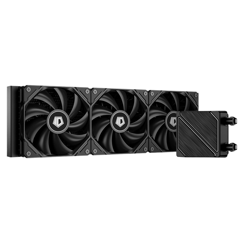 Система водяного охлаждения ID-Cooling Dashflow 360 Basic одноцветная Soc-AM5/AM4/1151/1200/2066/1700 черный 4-pin 15.2-35.2dB Al+Cu 350W Ret (DASHFLOW 360 BASIC BLACK)
