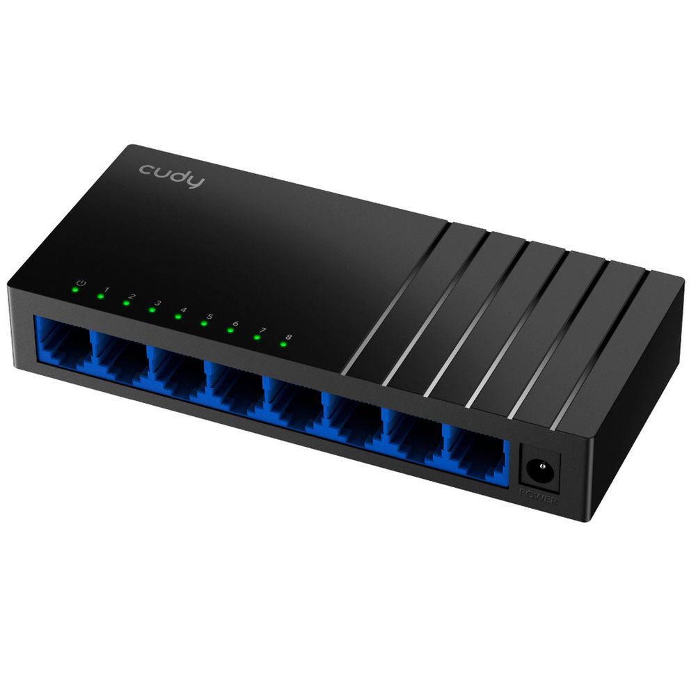 Коммутатор Cudy GS108D, 8×1GbE, неуправляемый, настольный