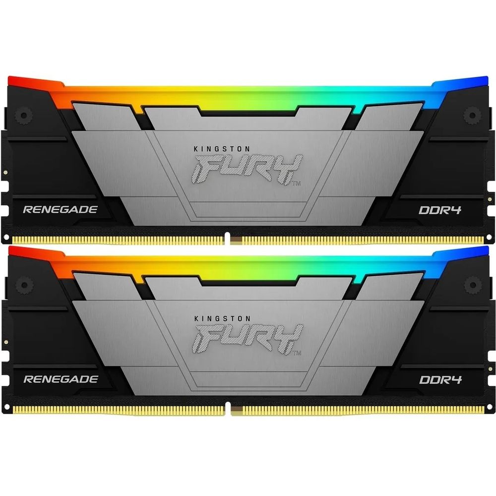 Модуль памяти Kingston 16GB DDR4 4266 FURY Renegade RGB Black XMP Non-ECC Unbuffered DIMM (Kit 2*8gb) 1RX8 19-26-26 1.4V 288-pin 8Gbit