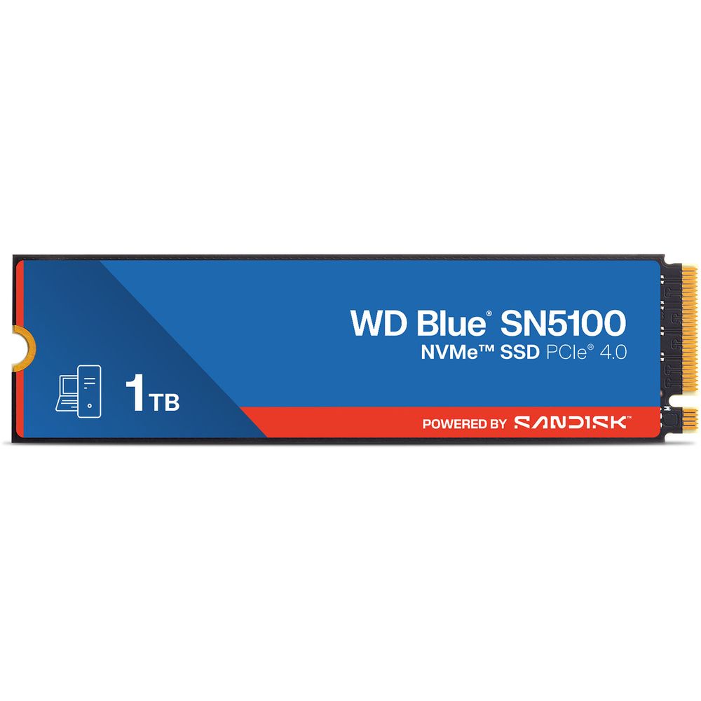 Твердотельный накопитель SSD Western Digital  М.2 2280 1TB WD Blue Client SSD 6Gb/s WDS100T5B0E Bad Pack