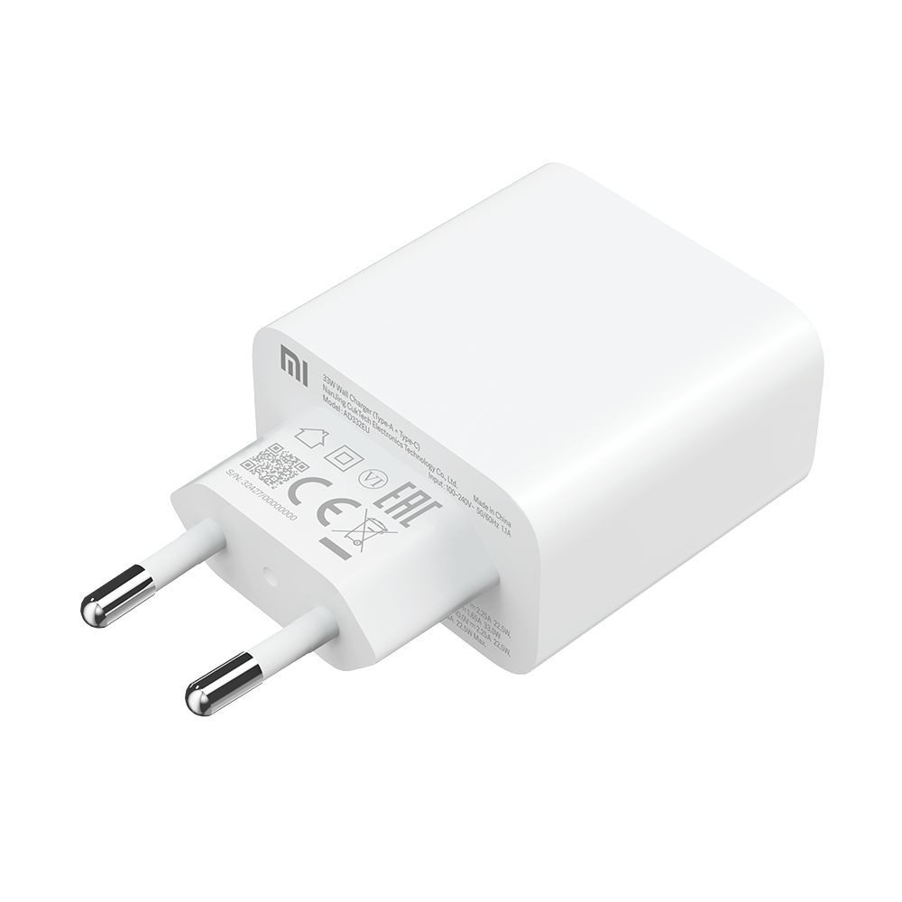 Сетевое зарядное устройство Xiaomi Mi 33W Wall Charger (Type-A+Type-C) EU (BHR4996GL) (738067) {60}