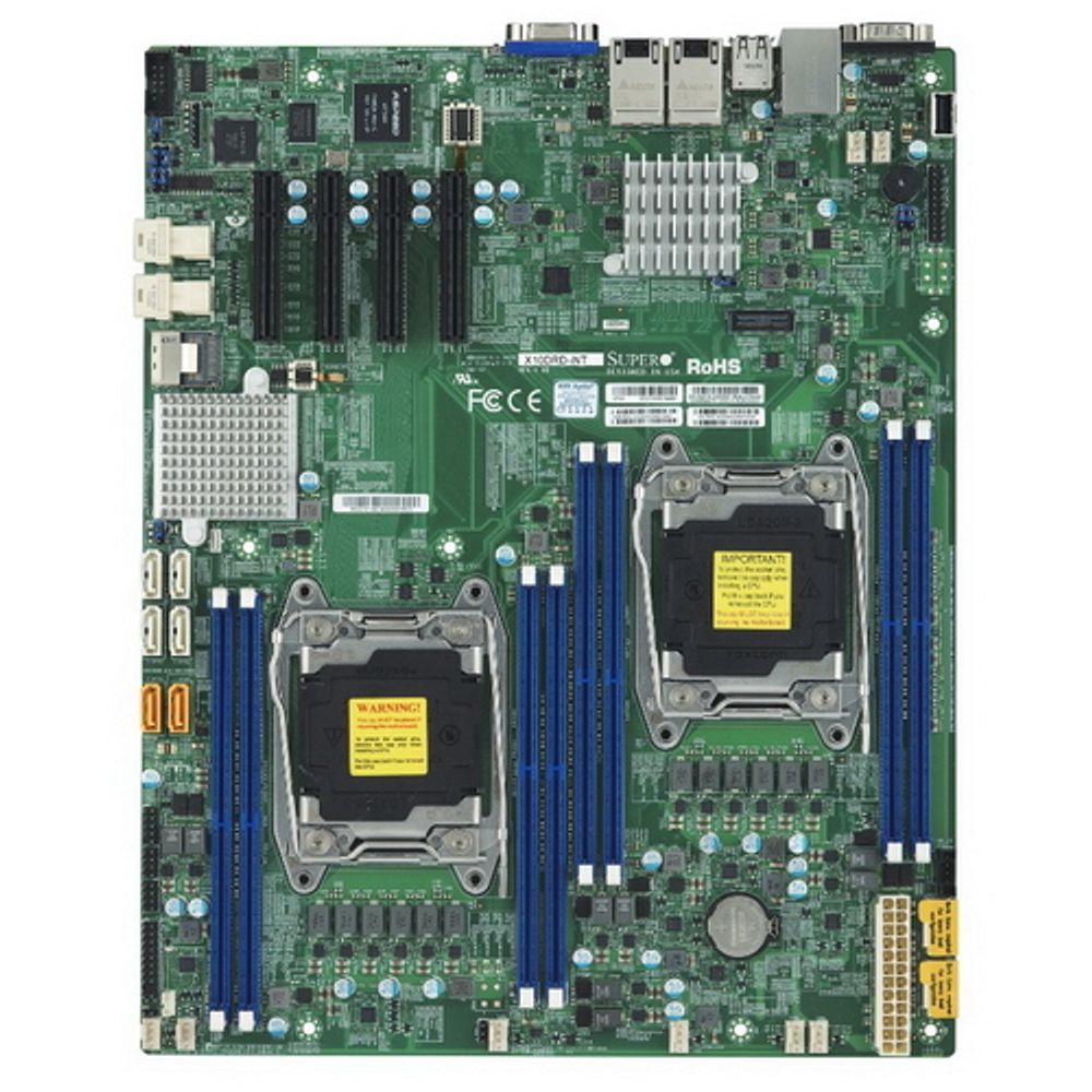 Серверная материнская плата MBD-X10DRD-I-O  RTL  E-ATX  LGA 2011  8xDDR4  10xSATA3  7xUSB2.0  VGA  4xPCI-E3.0x8