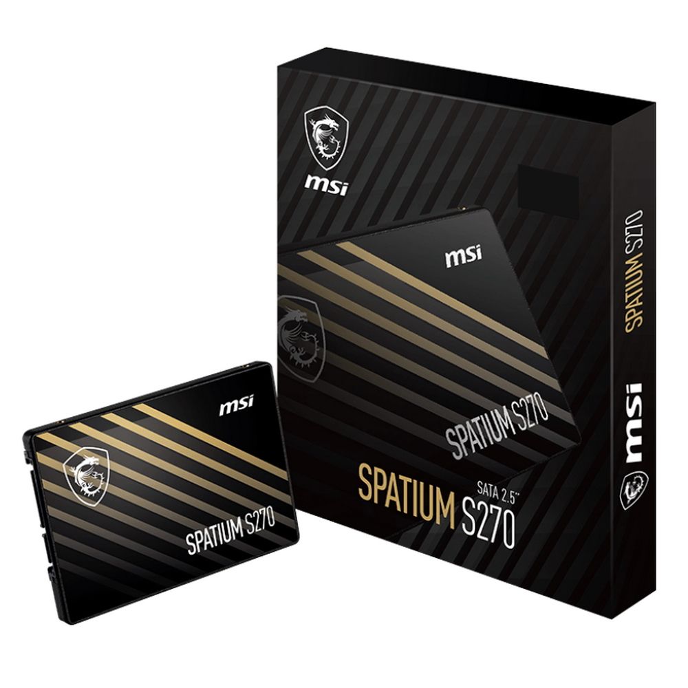 Твердотельный накопитель SSD 2.5" 480 Gb MSI SPATIUM S270 Read 500Mb/s Write 450Mb/s 3D TLC S78-440E350-P83