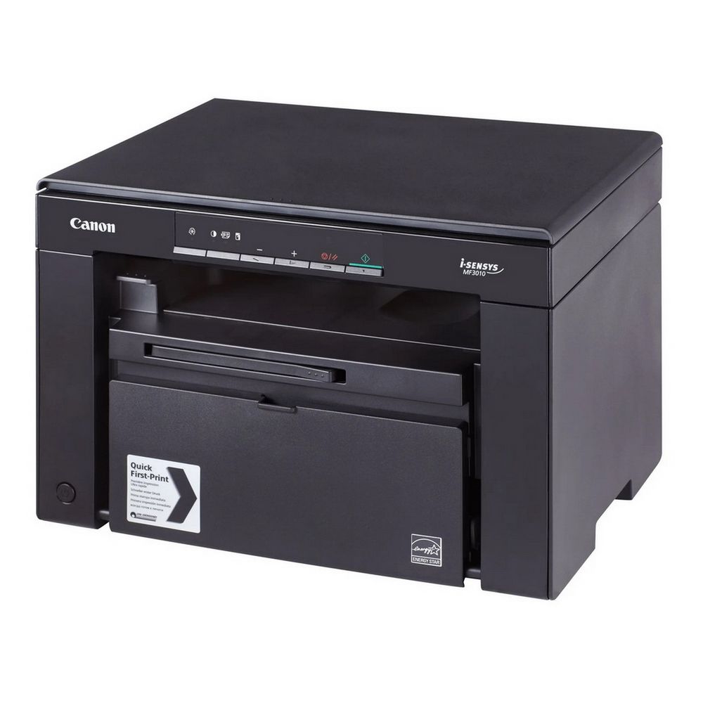 Canon i-Sensys MF3010 А4, МФУ, лазерное, черно-белое, 18стр/мин, 1200x600dpi, 64Мб, USB, 700стр/картридж, (5252B004)