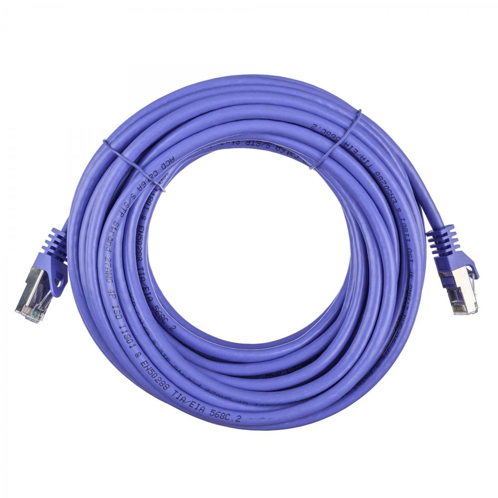 Патч-корд ACD-LPS6A-10M [ACD-LPS6A-10M] Cat6a SSTP, 27AWG,CU Фиолетовй, 10м (741906)
