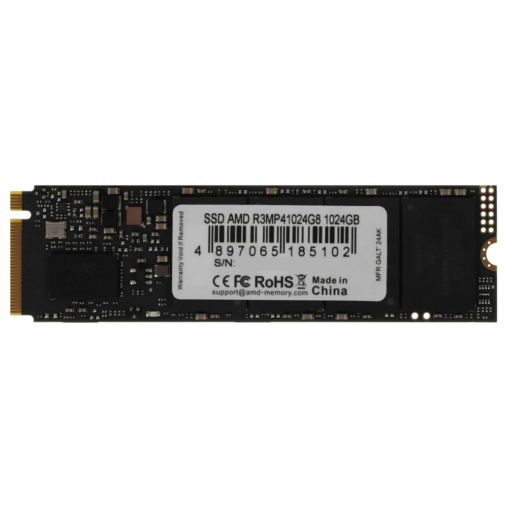 Твердотельный накопитель SSD AMD Radeon R3 Series M2.2280 1024GB