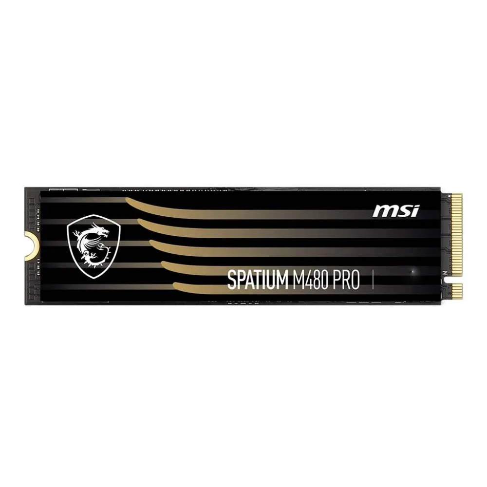 Накопитель SSD MSI SPATIUM M480 PRO, 4Tb, PCIe 4.0 x4, M.2 2280, NVMe, R/W 7400/7000