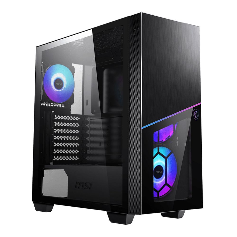 Корпус для ПК MSI  MPG SEKIRA 100R Mid-Tower, Bad Pac  E-ATX, 2xUSB 3.0, 1xUSB-C, 4x120mm ARGB Fan,Tempered Glass Window (727505) bp