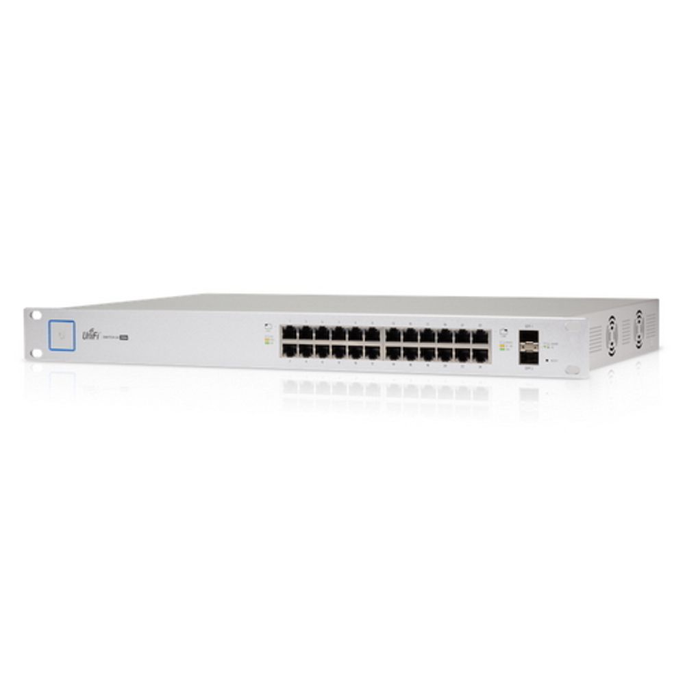 Коммутатор Ubiquiti UniFi Switch 24-250W |US-24-250W| Ubiquiti PoE-коммутатор в стойку, 24х 1G RJ45, 2х SFP, раздача |US-24-250W| 220 Вт {4} (728497)