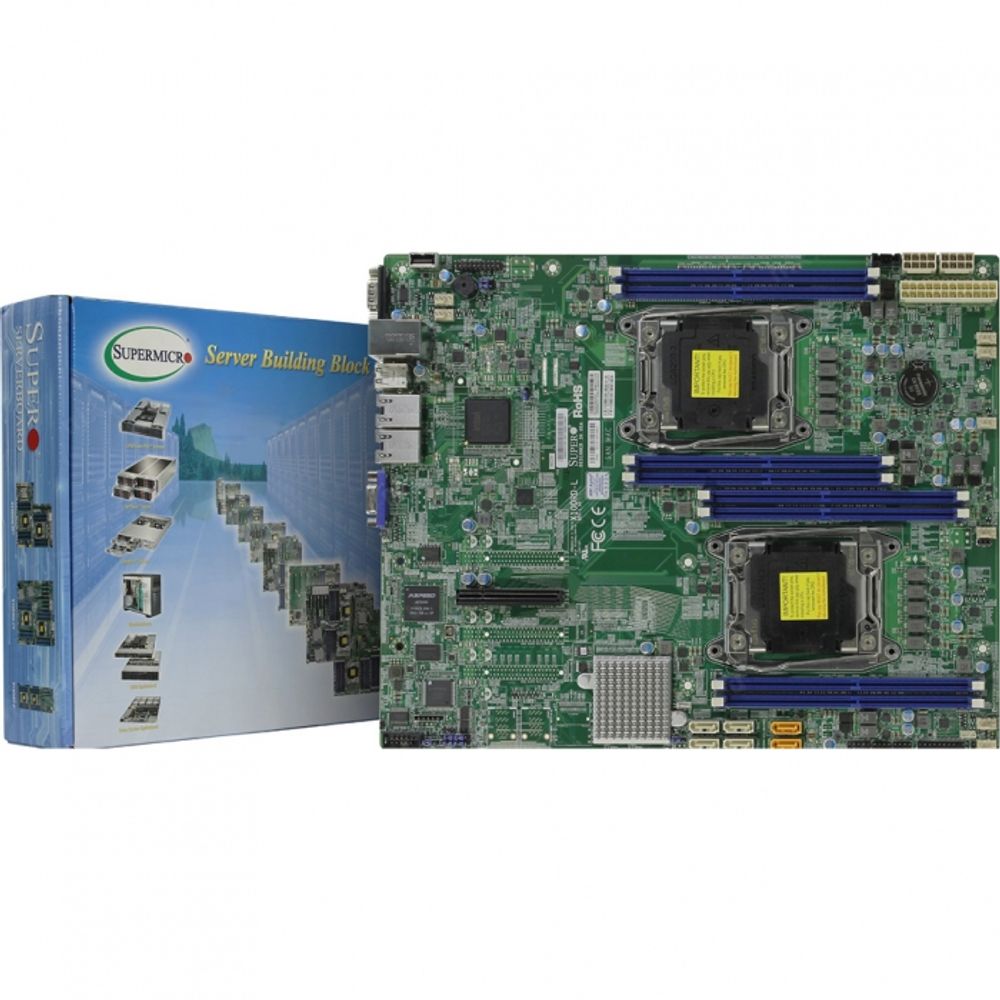 Материнская плата SuperMicro MBD-X10DRD-L-O E-ATX  LGA 2011  8xDDR4  6xSATA3  7xUSB2.0  VGA  PCI-E 3.0x8