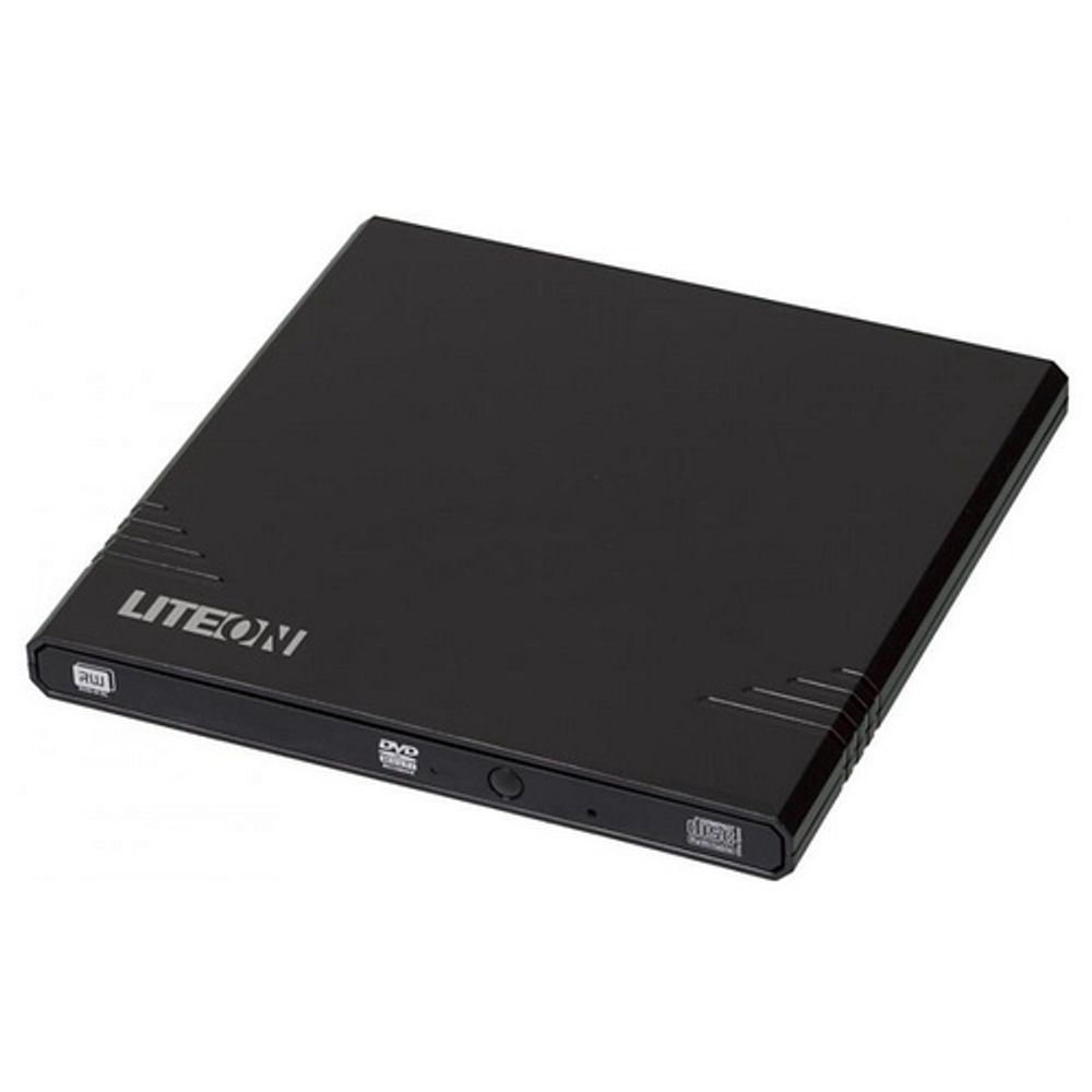 Привод DVD±RW USB LiteON LiteON DVD±RW DL External Slim ODD eBAU108-11 (DN-8A6JH-L11-B) USB 2.0, DVD±R 8x, DVD±RW 8/6x, eBAU108-11 (DN-8A6JH-L11-B) DVD±R DL 6x, DVD-RAM 5x, CD-RW 24x, CD-R 24x, DVD-ROM 8x, CD 24x, M-DISC, Link2TV, Black, Retail {30} (019989)