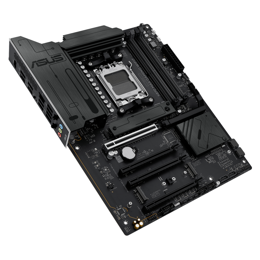 Материнская плата ASUS X870 MAX GAMING WIFI7 AM5 ATX 4xDDR5 4хPCIEx16 PCIEx1 4xM.2 2xUSB-C HDMI 2.5GLAN Wi-Fi 7