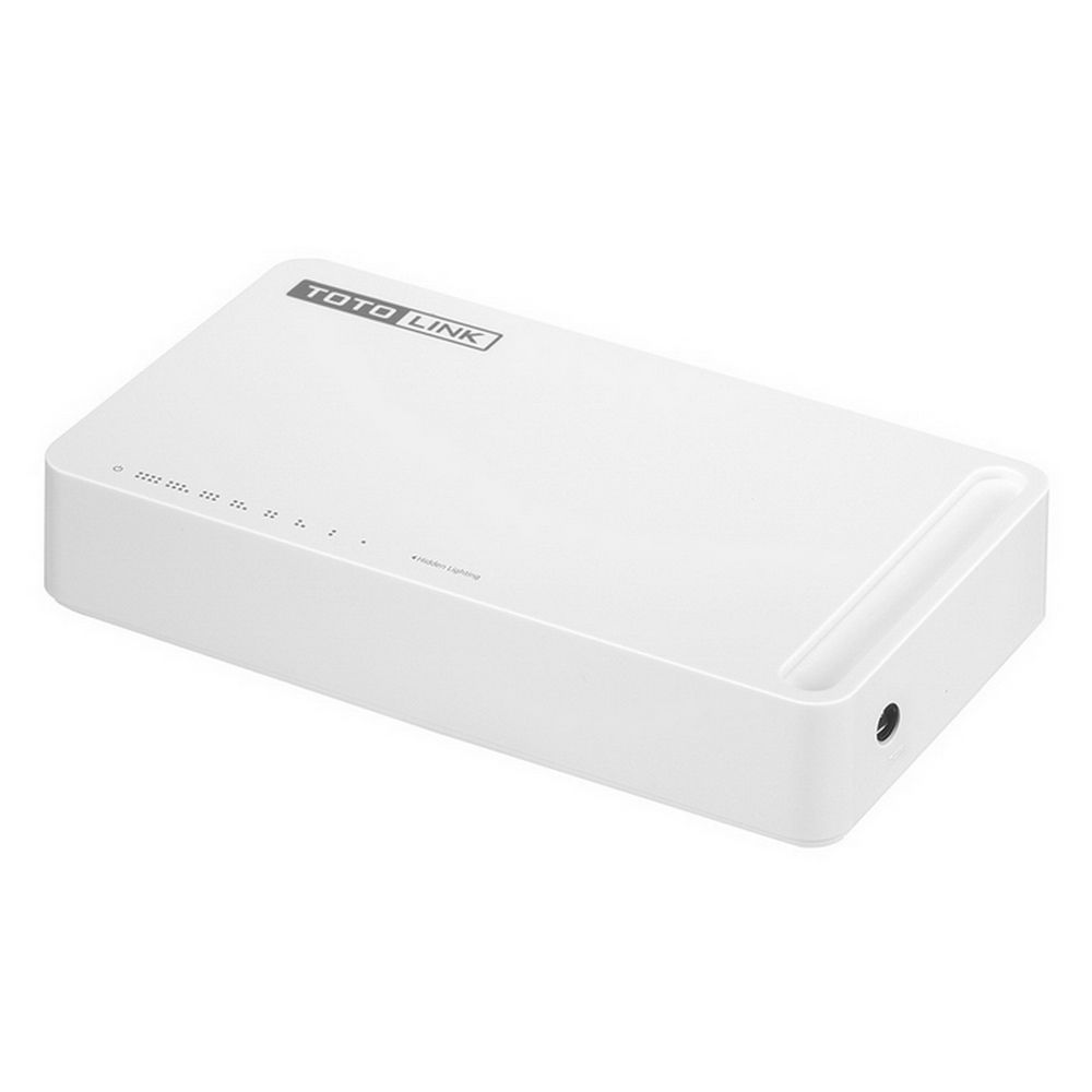 Коммутатор TOTOLINK S808G TOTOLINK 8-Port Gigabit Desktop Switch 8*10/100/1000Mbps auto-negotiation RJ45 Ports Supports Auto MDI/MDIX, plastic case {20}