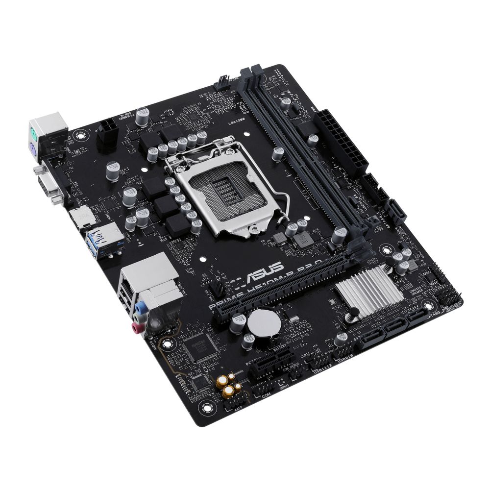 Материнская плата ASUS PRIME H510M-R R2.0-SI LGA1200 mATX 2xDDR4 PCIEx16 PCIEx1 HDMI VGA GLAN